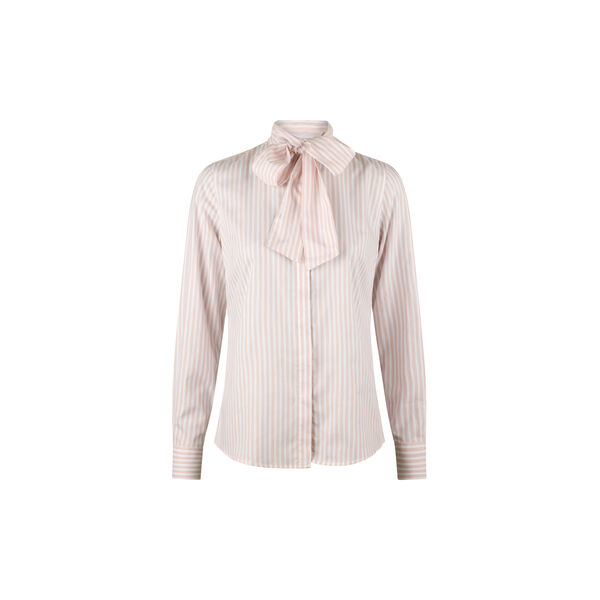 Dilba Blouse Bowtie Flyfront, light pink stripe Dilba Blouse Bowtie Flyfront, light pink stripe, Stenströms
