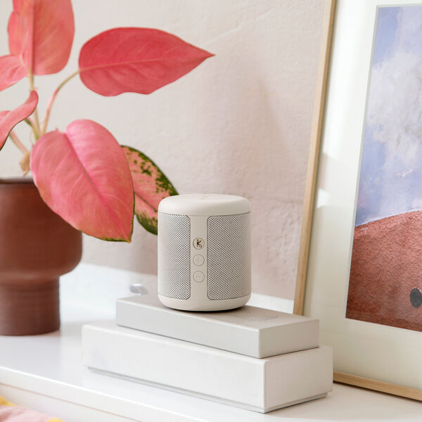 Karl Bluetooth Høyttaler, soft white, Kreafunk