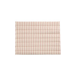 Outdoor Market Sofa Cushion, beige with red stripe, HAY