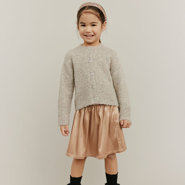 KyraSK Cardigan, deer melange, Sofie Schnoor