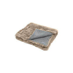 LUIS sengeteppe, taupe, WEICH Couture Alpaca