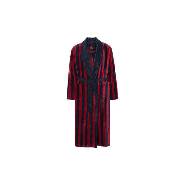 Skagerak jacquard badekåpe, blå/grønn stripet, Ambassador 1867