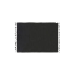 Lima pledd, black 0500, Silkeborg Uldspinderi