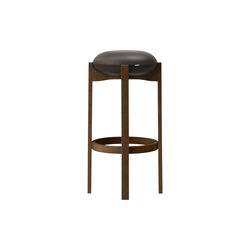 Pioneer Stool, r&oslash;kt eik/Primo 86, Fredericia Furniture