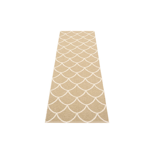 Kotte gulvl&oslash;per, sand/vanilla, Pappelina