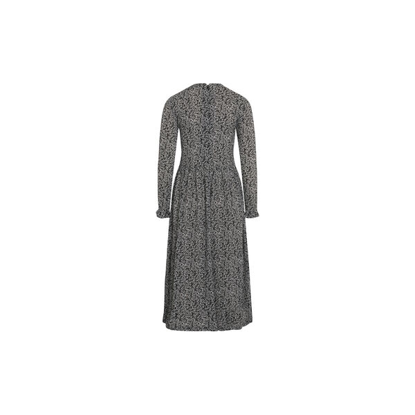 Bumpy Flower Docca kjole, white/black, Mads Nørgaard