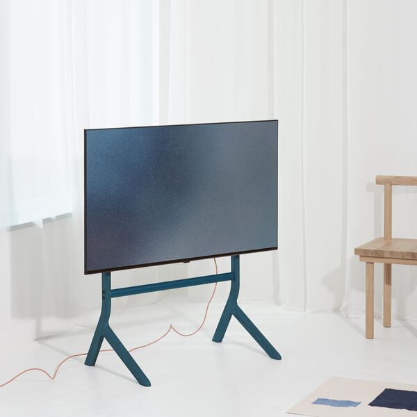 Hopper, ocean blue, Pedestal