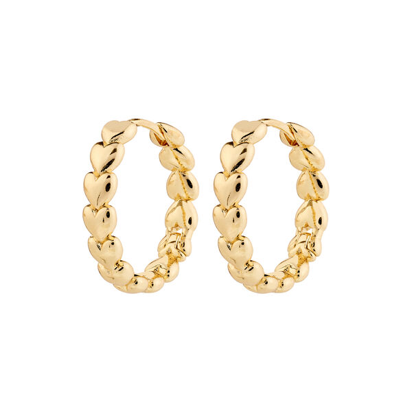 MAEVE øreringer, gullbelagt, Pilgrim