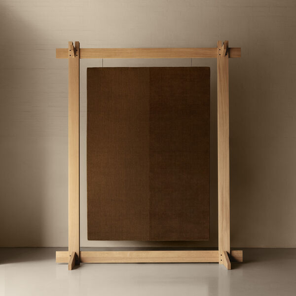 Echo Yano gulvteppe, olive brown, Linie Design