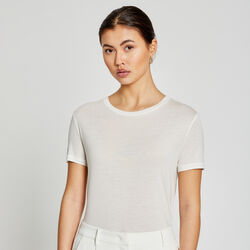 KatkaBB ss T-shirt, snow white, Bruuns Bazaar