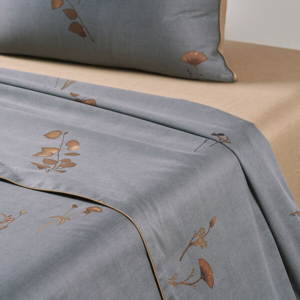 Midnight Flowers Flat Sheet, BOSS Home