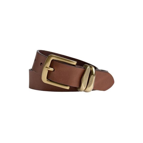 AdleyMBG Belt, cognac w/br. gold, Markberg