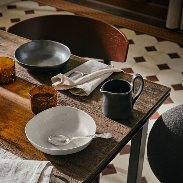 Flow Sk&aring;l, off-white speckle, Ferm Living