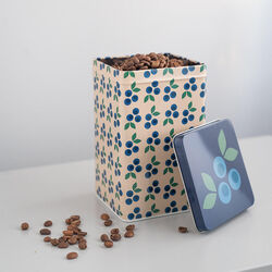 Høy metallboks - Blåbær, Blafre