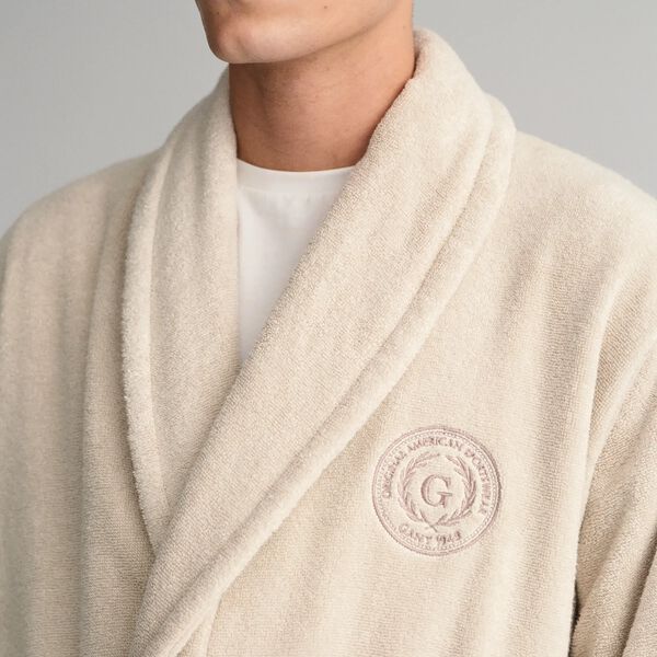 CREST morgenkåpe, putty CREST morgenkåpe, putty, Gant