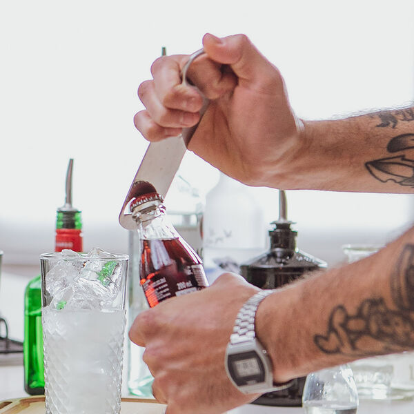 Bottle opener, rustfri, Cocktail Club