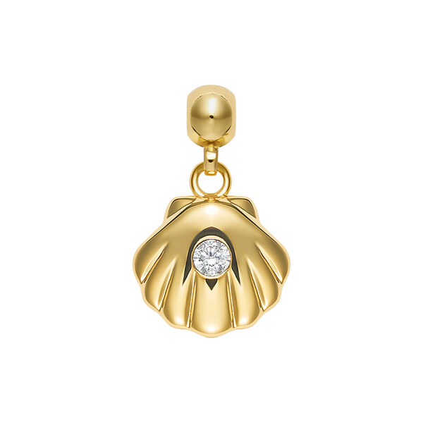 Shell Charm, gold, WHO IS SHE