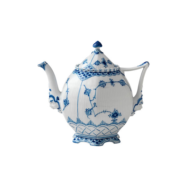 Musselmalt Helblonde tekanne, Royal Copenhagen