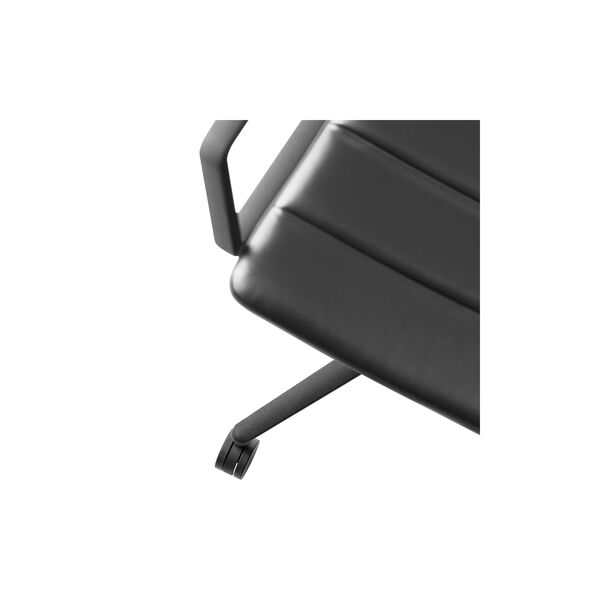 VIPP452 Swivel Chair with Castors, black/black VIPP452 Swivel Chair with Castors, black/black, Vipp