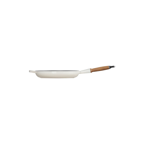 Signature st&oslash;pejern stekepanne med treh&aring;ndtak &Oslash; 28 cm, meringue, Le Creuset