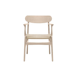 CH26 spisebordsstol, s&aring;pebehandlet eik/natur, Carl Hansen & S&oslash;n