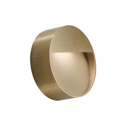 SERIOUS 1 vegglampe, brass, LIGHT-POINT