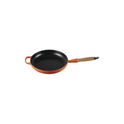 Signature st&oslash;pejern stekepanne med treh&aring;ndtak &Oslash; 28 cm, volcanic, Le Creuset