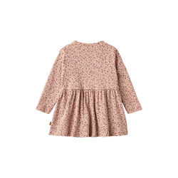 Jersey dress L/S Sessa, 9898 dime rose small flowers, Wheat