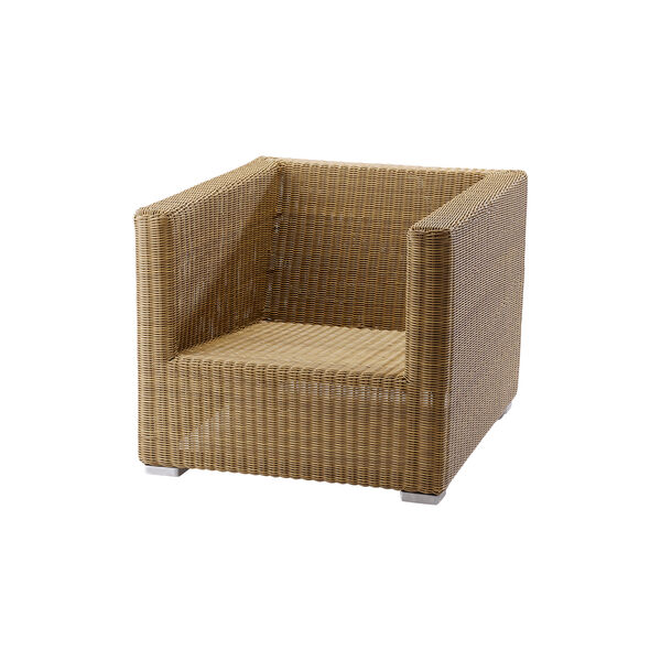Chester loungestol, natural/white, Cane-line