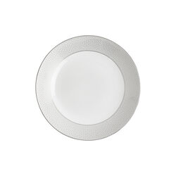 Gio Platinum pastatallerken, hvit/sølv, Wedgwood