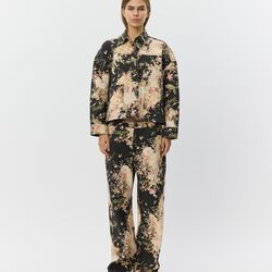 AmayaSW Boxy Denim Jacket, flower mix, Sofie Schnoor
