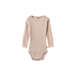 Wool Silk Body L/S Liea, 1356 pale lilac, Wheat