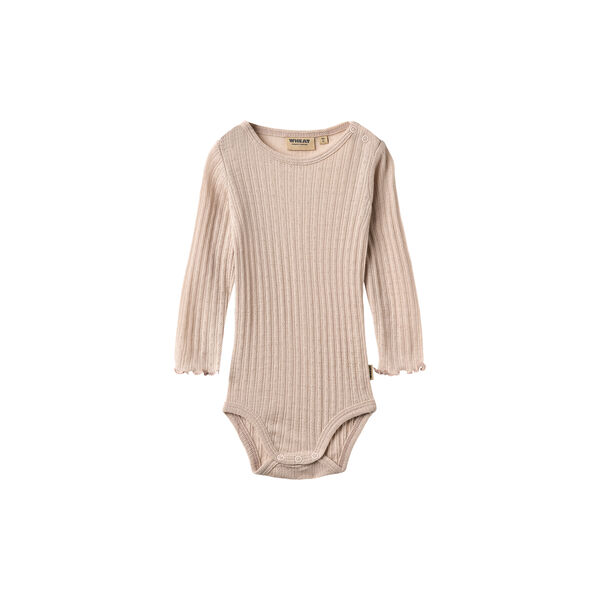 Wool Silk Body L/S Liea, 1356 pale lilac, Wheat
