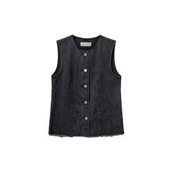 Carlasw Vest, washed black, Sofie Schnoor