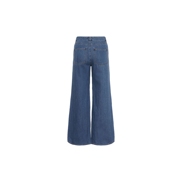 SafinasPW Trousers, medium blue denim, Part Two