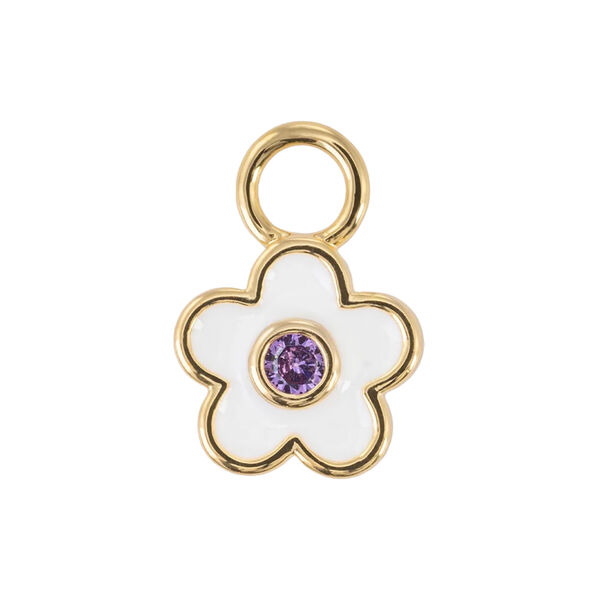 Ingerline Charm, hvit, Emilia by Bon Dep