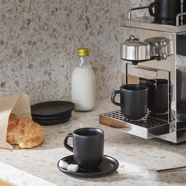 Nordic Kitchen espresso kopp med undersk&aring;l, Eva Solo