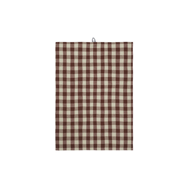 Hale Tea Towel, cinnamon/grey green, Ferm Living