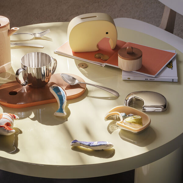 Elephant eske, gul, Georg Jensen