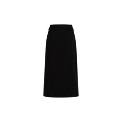 Long wrap skirt, black - 100, Coster Copenhagen