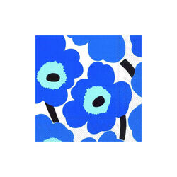 Lunsjserviett Marimekko Unikko, bl&aring;, Vinding