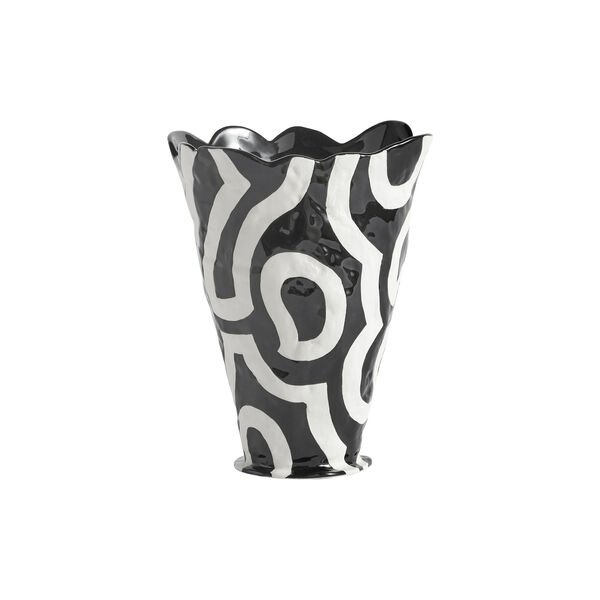 Jessica Hans Shadow Vase, svart/hvit, HAY