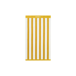 Yacht Stripe strandh&aring;ndkle, mustard yellow, Gant