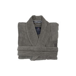 Hotel Velour Morgenkåpe, grå, Lexington