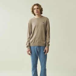 Bradley Cotton Crew genser, beige, Lexington