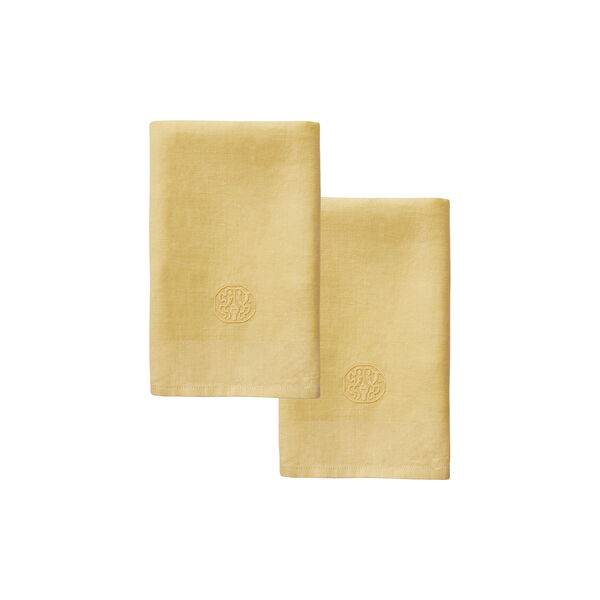 Plain linservietter, lemon curd, Georg Jensen Damask