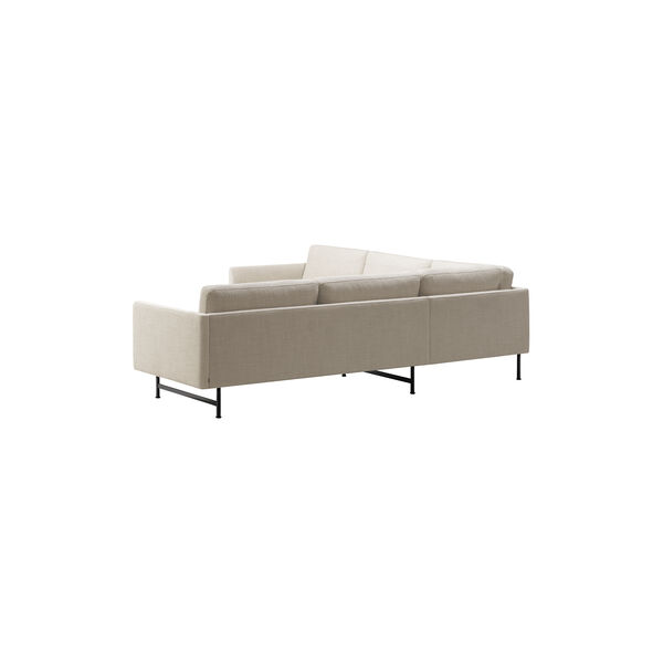 562D Calmo Elements Sofa, Ecriture 0210/black steel, Fredericia Furniture