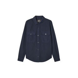 Dyed Canvas Skyler Shirt FAV, parisian night, Mads Nørgaard