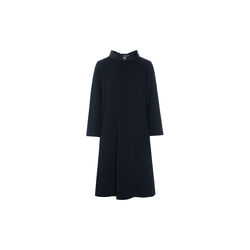 Nima crepe dress with collar, black, BITTE KAI RAND