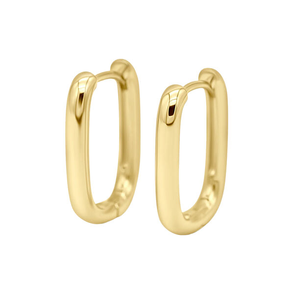 Petite Edge Hoops, gold, WHO IS SHE